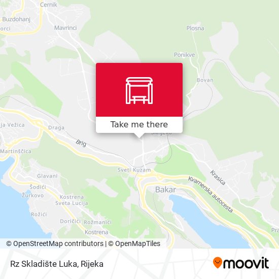 Rz Skladište Luka map