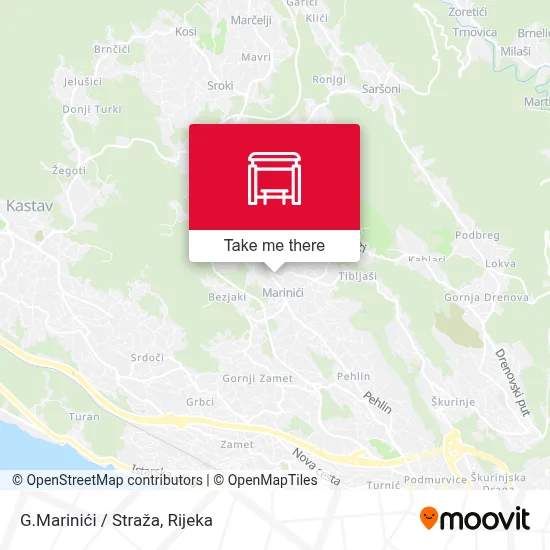 G.Marinići / Straža map