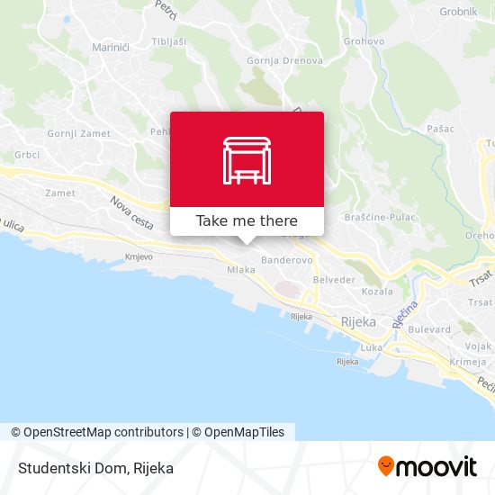 Studentski Dom map