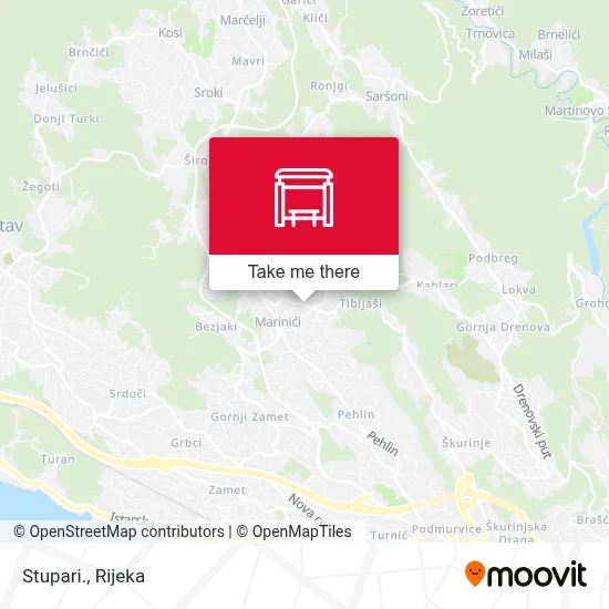 Stupari. map