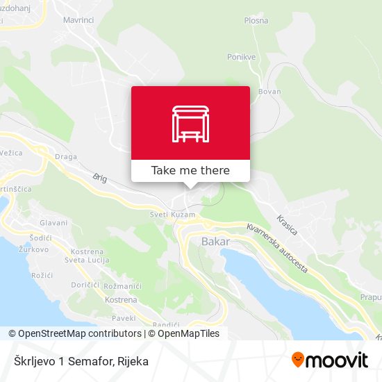 Škrljevo 1 Semafor map