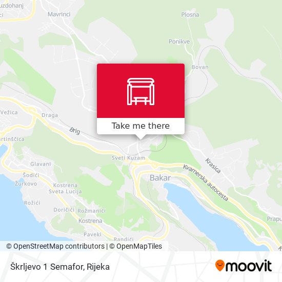 Škrljevo 1 Semafor map