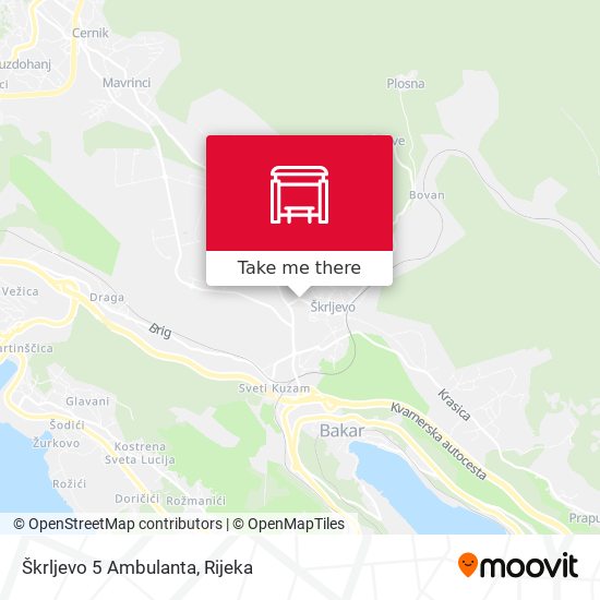 Škrljevo 5 Ambulanta map