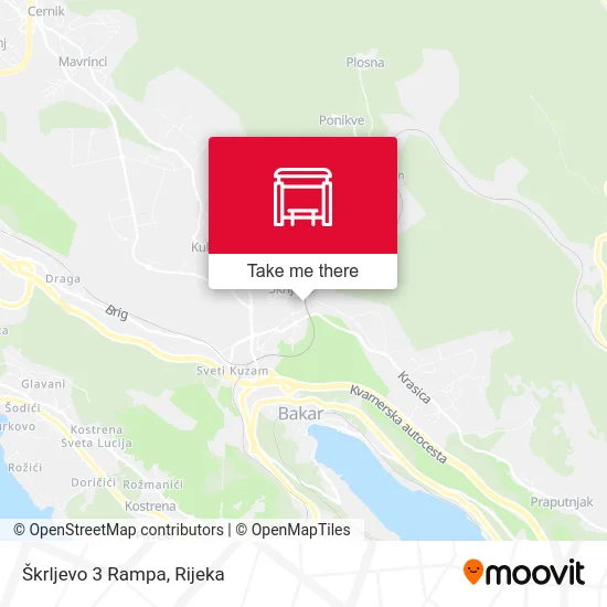 Škrljevo 3 Rampa map
