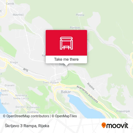 Škrljevo 3 Rampa map