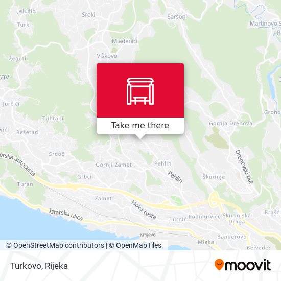 Turkovo map