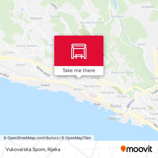 Vukovarska Spom map