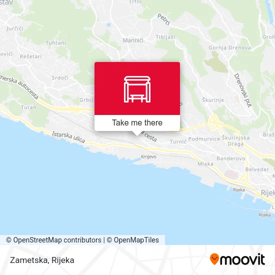 Zametska map