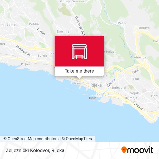 Željeznički Kolodvor map