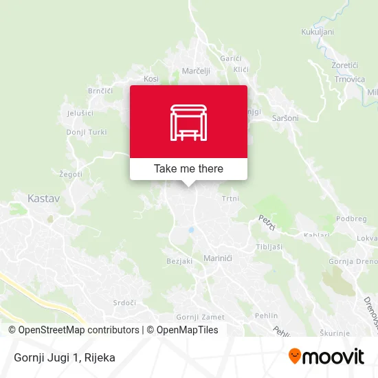 Gornji Jugi 1 map