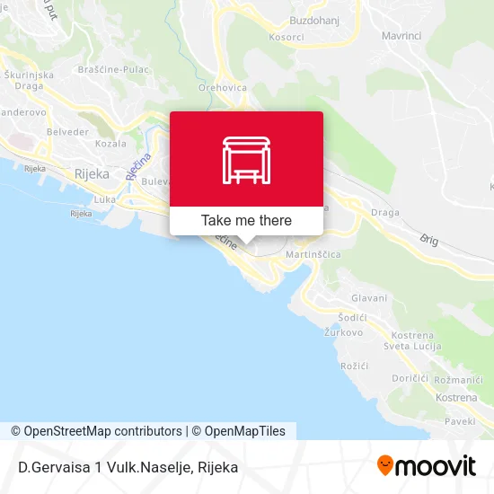D.Gervaisa 1 Vulk.Naselje map