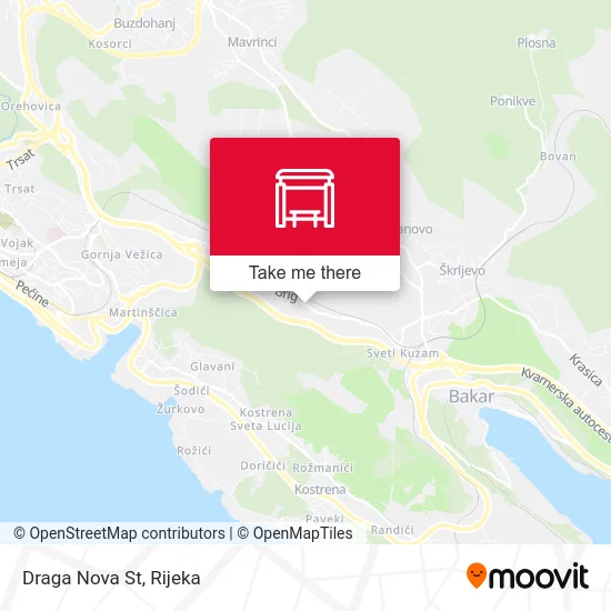 Draga Nova St map