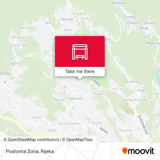 Poslovna Zona map