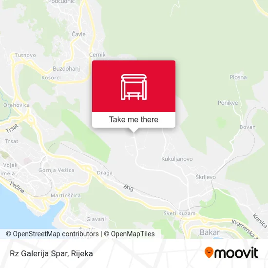 Rz Galerija Spar map