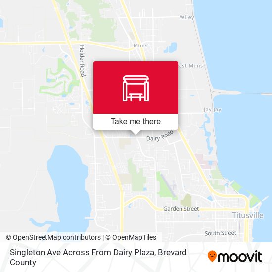 Mapa de Singleton Ave Across From Dairy Plaza