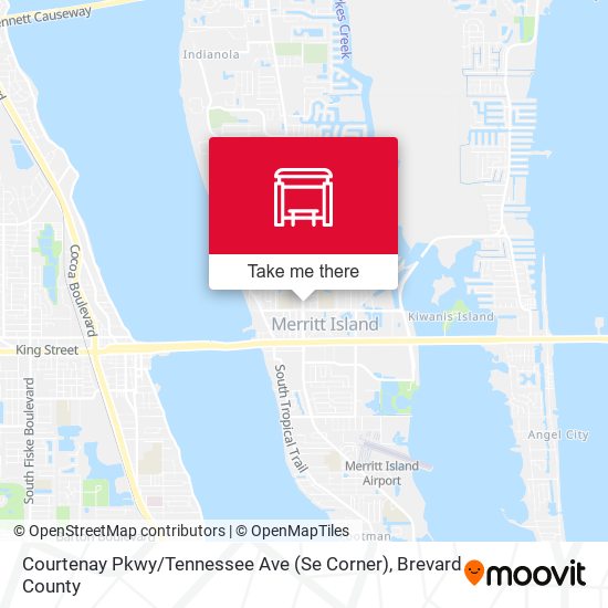 Mapa de Courtenay Pkwy / Tennessee Ave (Se Corner)