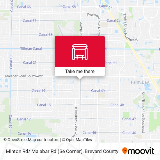 Minton Rd/ Malabar Rd (Se Corner) map