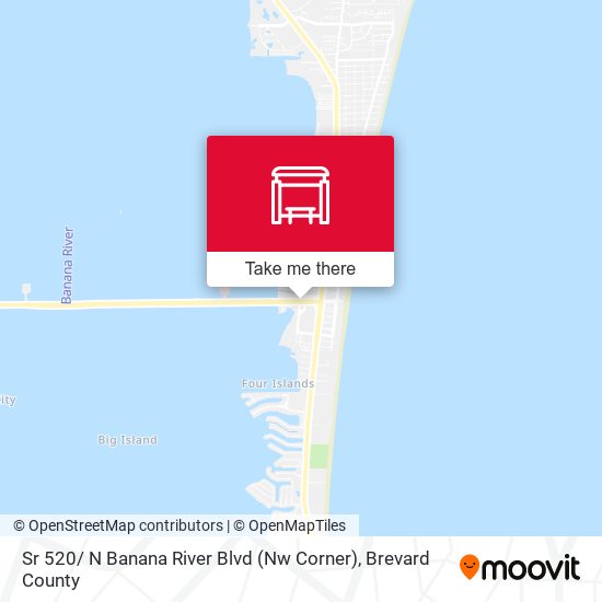 Sr 520/ N Banana River Blvd (Nw Corner) map