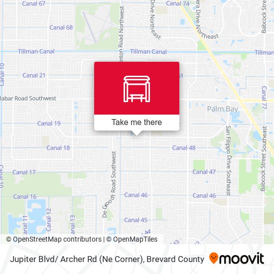 Mapa de Jupiter Blvd/ Archer Rd (Ne Corner)