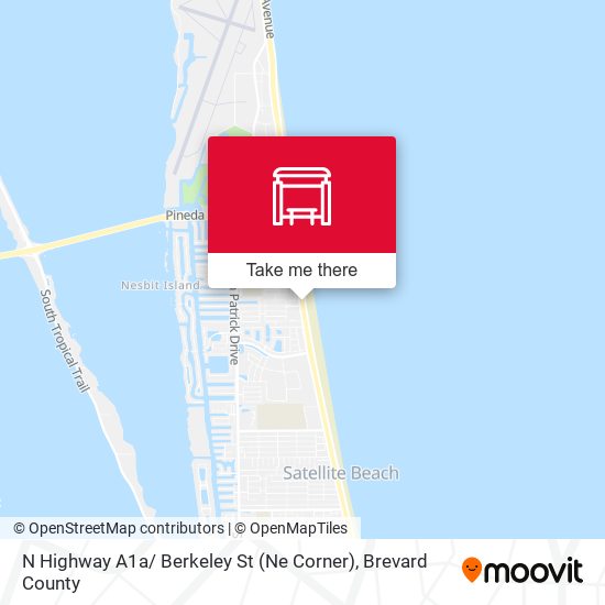 Mapa de N Highway A1a/ Berkeley St (Ne Corner)