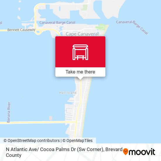 N Atlantic Ave/ Cocoa Palms Dr (Sw Corner) map