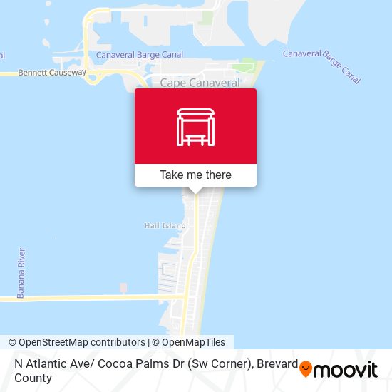 Mapa de N Atlantic Ave/ Cocoa Palms Dr (Sw Corner)