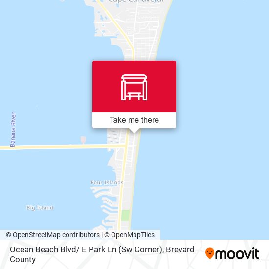 Mapa de Ocean Beach Blvd/ E Park Ln (Sw Corner)