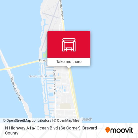 Mapa de N Highway A1a/ Ocean Blvd (Se Corner)