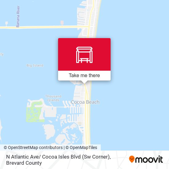 N Atlantic Ave/ Cocoa Isles Blvd (Sw Corner) map