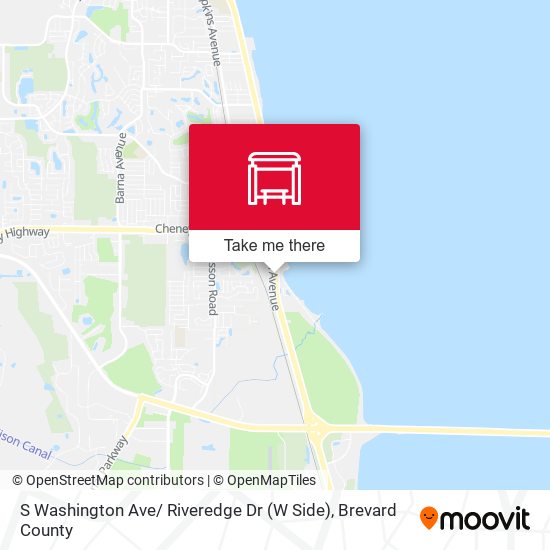 S Washington Ave/ Riveredge Dr (W Side) map