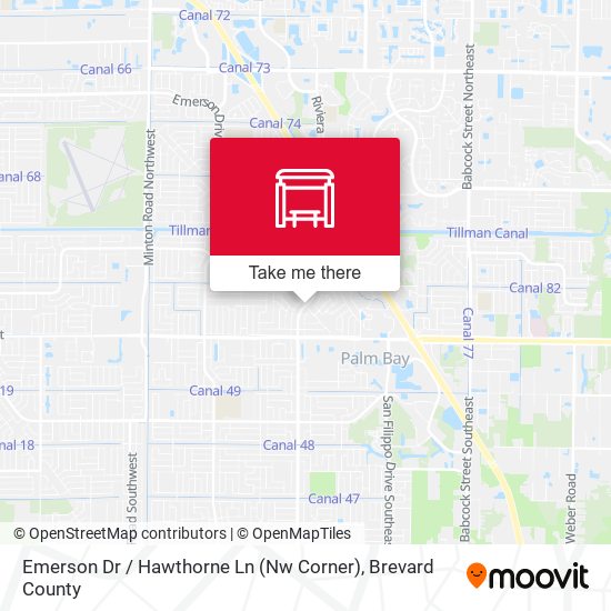 Emerson Dr / Hawthorne Ln (Nw Corner) map