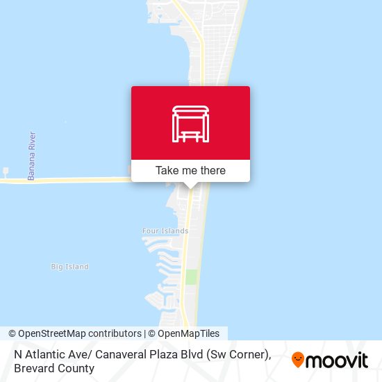 N Atlantic Ave/ Canaveral Plaza Blvd (Sw Corner) map