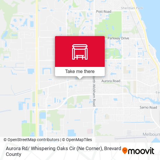 Aurora Rd/ Whispering Oaks Cir (Ne Corner) map