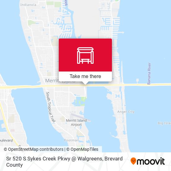 Sr 520 S Sykes Creek Pkwy @ Walgreens map