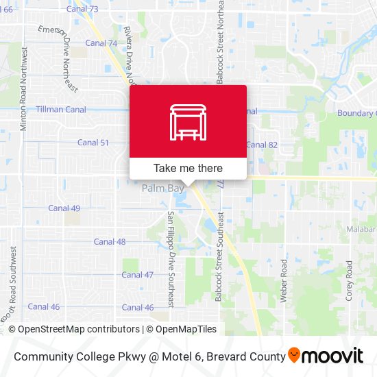 Community College Pkwy @ Motel 6 map