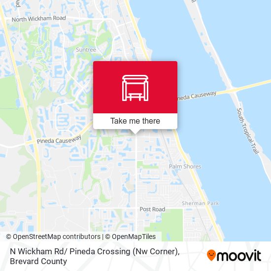 N Wickham Rd/ Pineda Crossing (Nw Corner) map