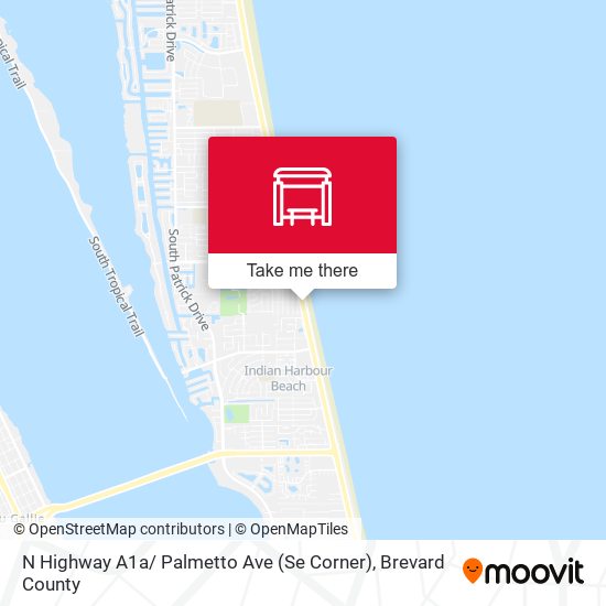 N Highway A1a/ Palmetto Ave (Se Corner) map