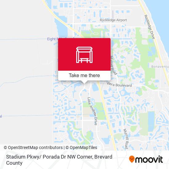 Mapa de Stadium Pkwy/ Porada Dr NW Corner