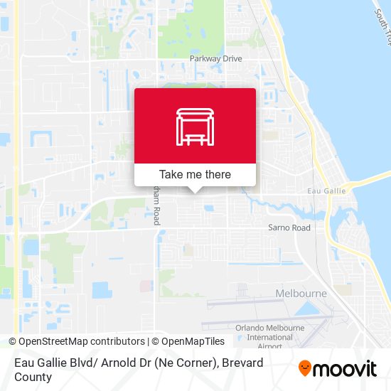 Eau Gallie Blvd/ Arnold Dr (Ne Corner) map