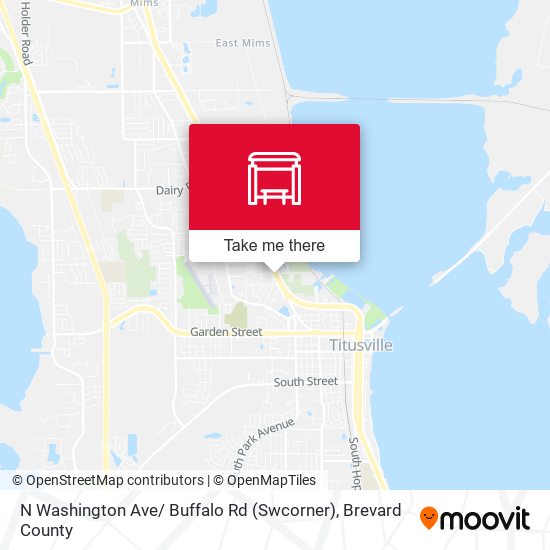 Mapa de N Washington Ave/ Buffalo Rd (Swcorner)