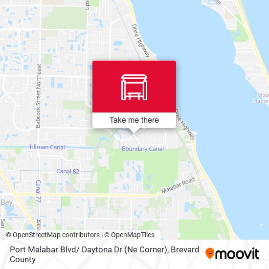 Mapa de Port Malabar Blvd/ Daytona Dr (Ne Corner)