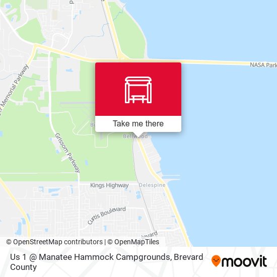 Us 1 @ Manatee Hammock Campgrounds map