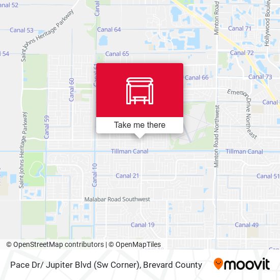 Pace Dr/ Jupiter Blvd (Sw Corner) map