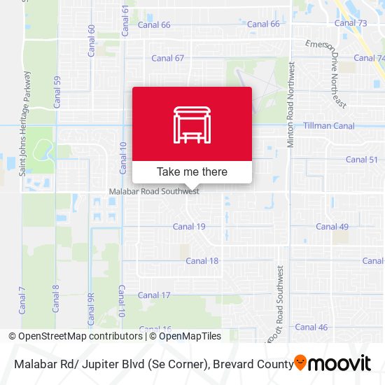 Malabar Rd/ Jupiter Blvd (Se Corner) map