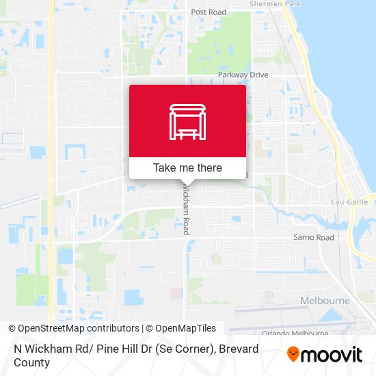 N Wickham Rd/ Pine Hill Dr (Se Corner) map