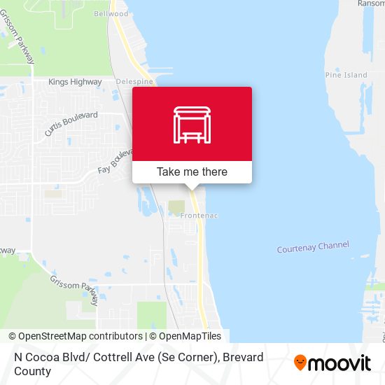 N Cocoa Blvd/ Cottrell Ave (Se Corner) map