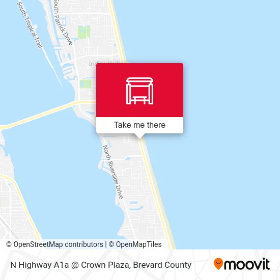 N Highway A1a @ Crown Plaza map