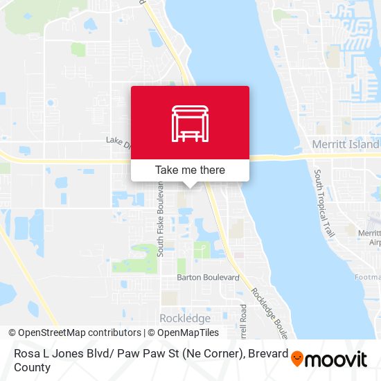 Mapa de Rosa L Jones Blvd/ Paw Paw St (Ne Corner)