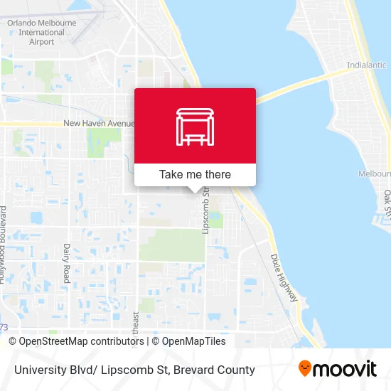 University Blvd/ Lipscomb St map