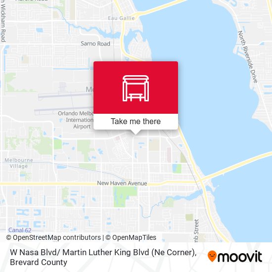 W Nasa Blvd/ Martin Luther King Blvd (Ne Corner) map